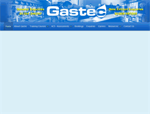 Tablet Screenshot of gastectraining.co.uk